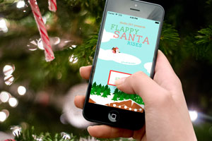iPhone-App: Flappy Santa Rises