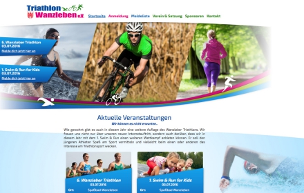 Webseite Wanzleben Börde bei MD Sport & Action